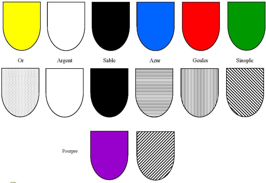 Couleurs Héraldiques