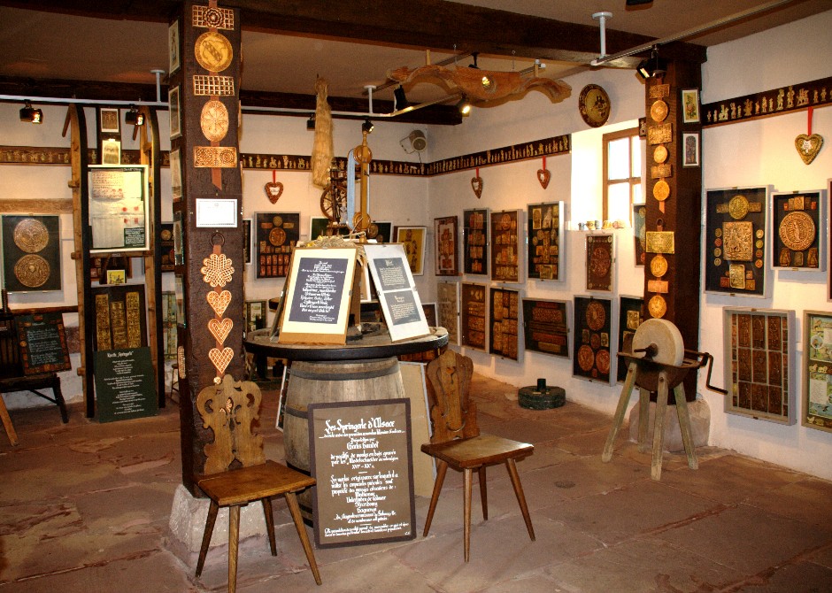 Vu sur l'interieur du musée des Springerle